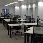Small working space with small number of workstations