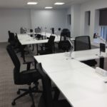 Small working space with a few workstations