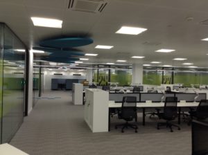 Meeting rooms and working zone