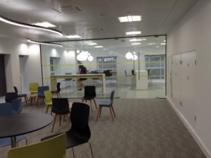 Kitchen and break out area